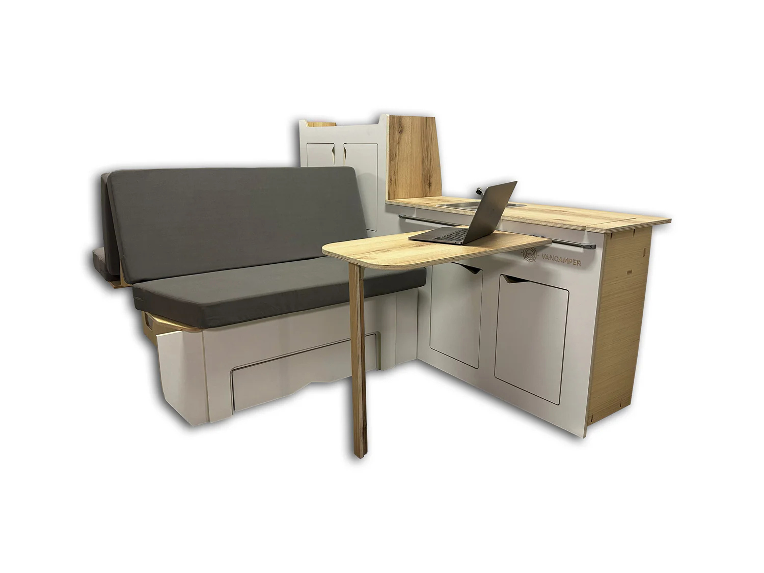 GO-EASY - Camper Interieur Set Frost/Eik