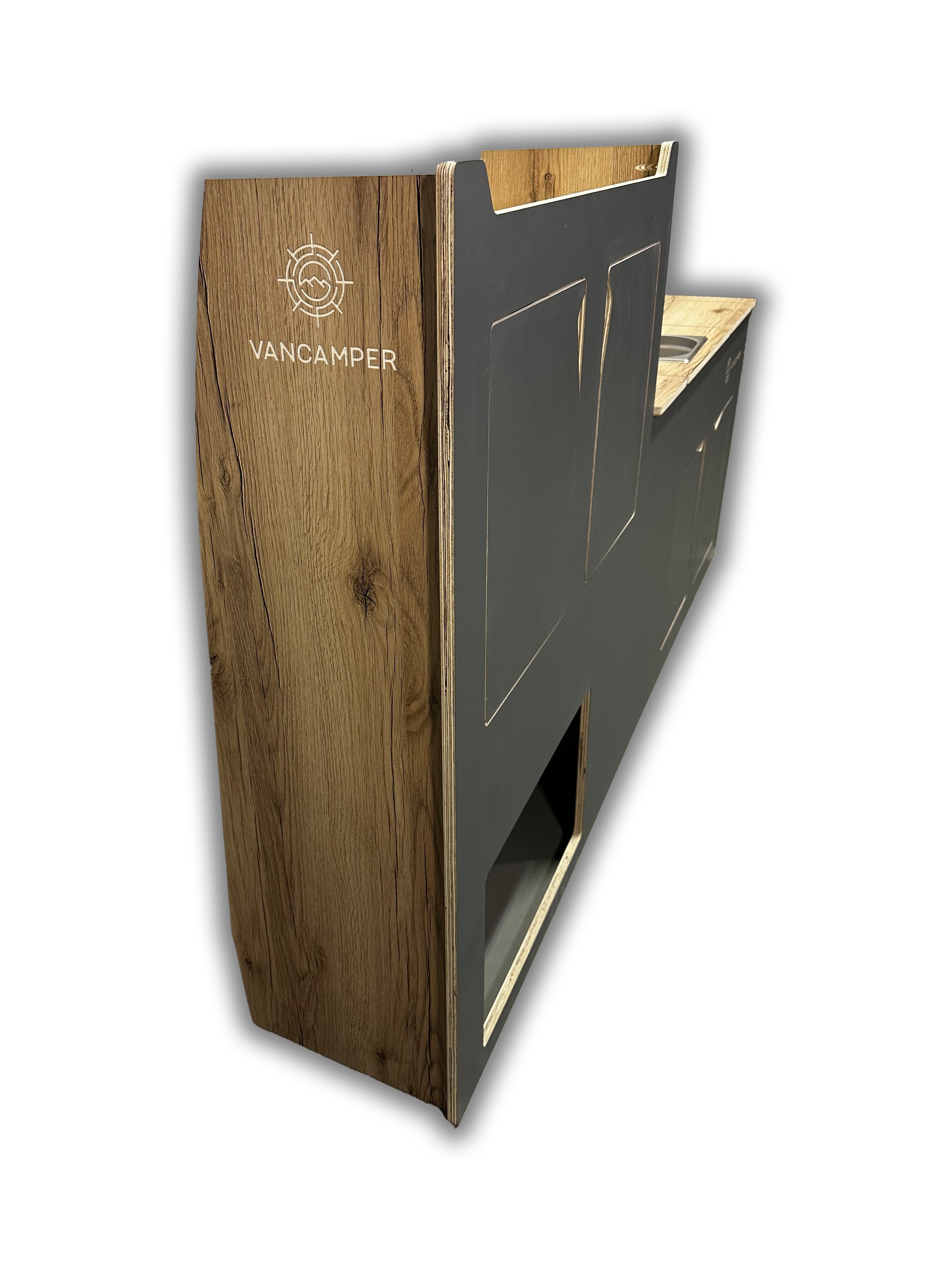 GO-EASY - Camper Kit Grafiet/Eik