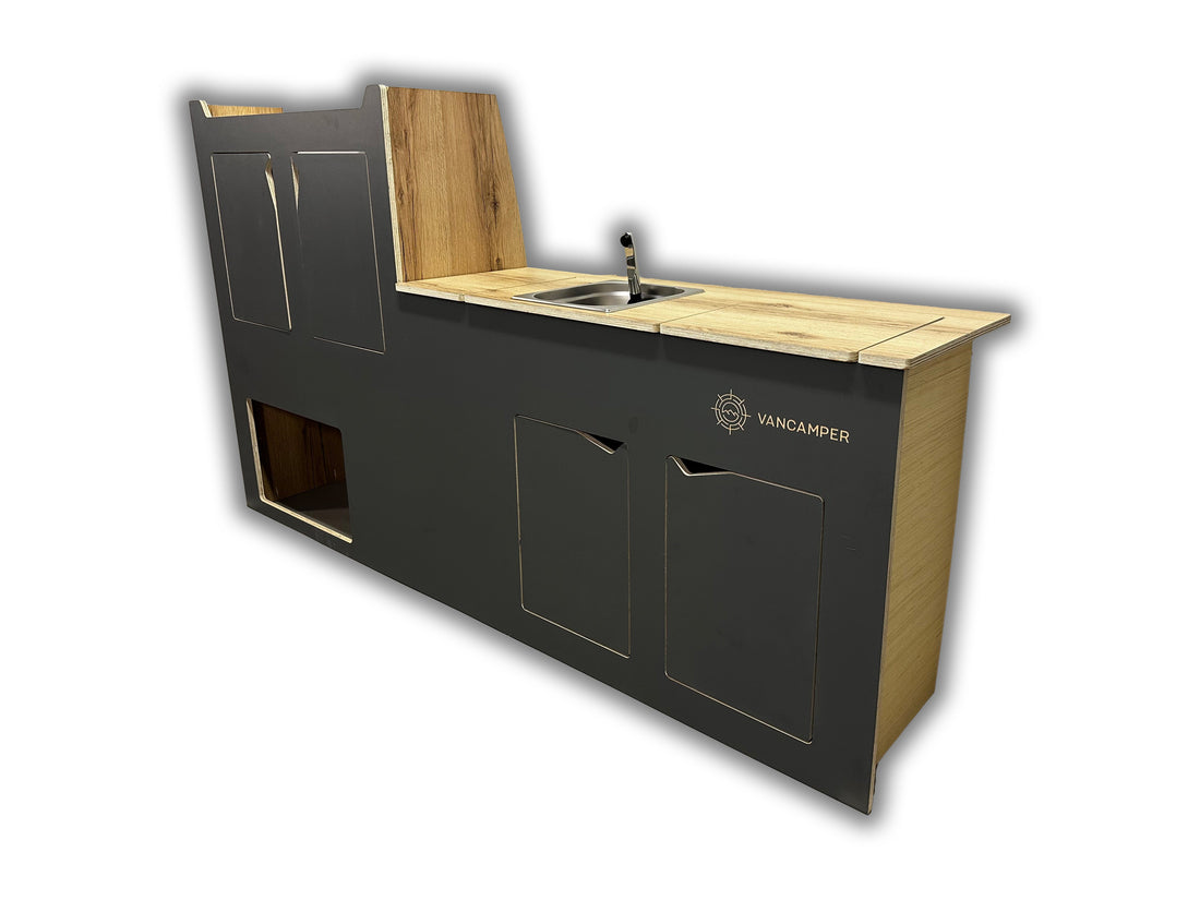 GO-EASY - Camper Kit Grafiet/Eik